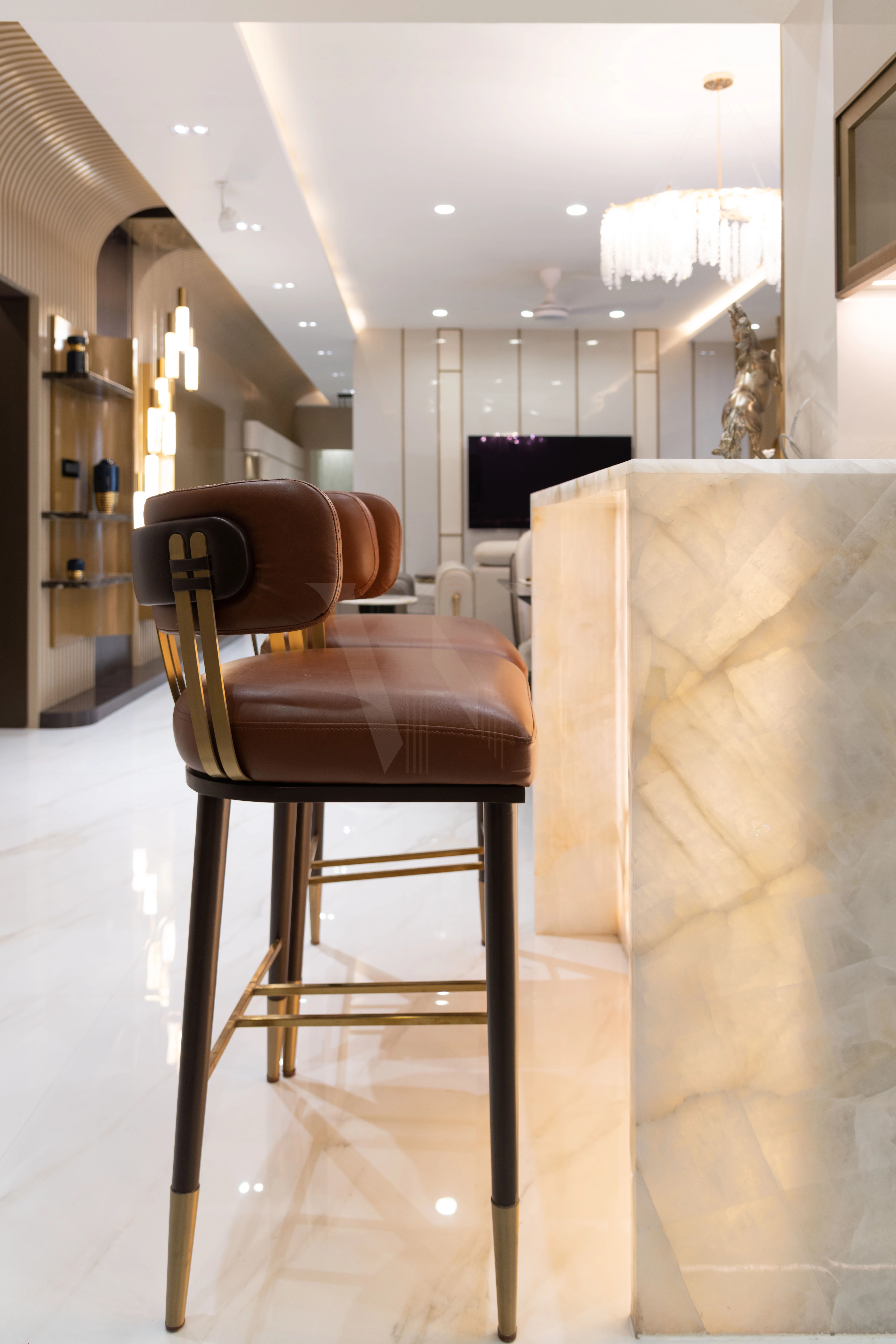 Integrated breakfast counter design