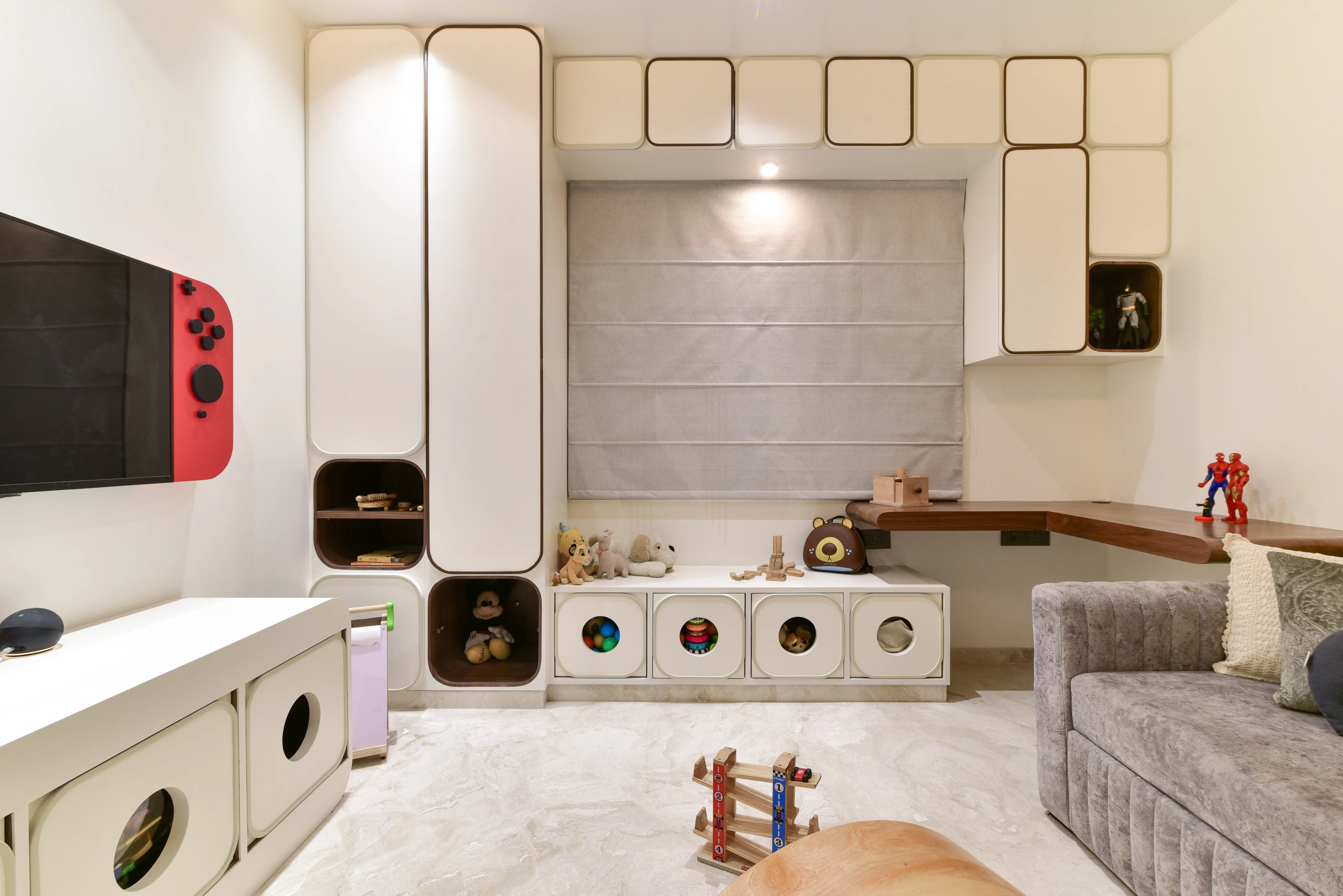 Playful junior suite decor