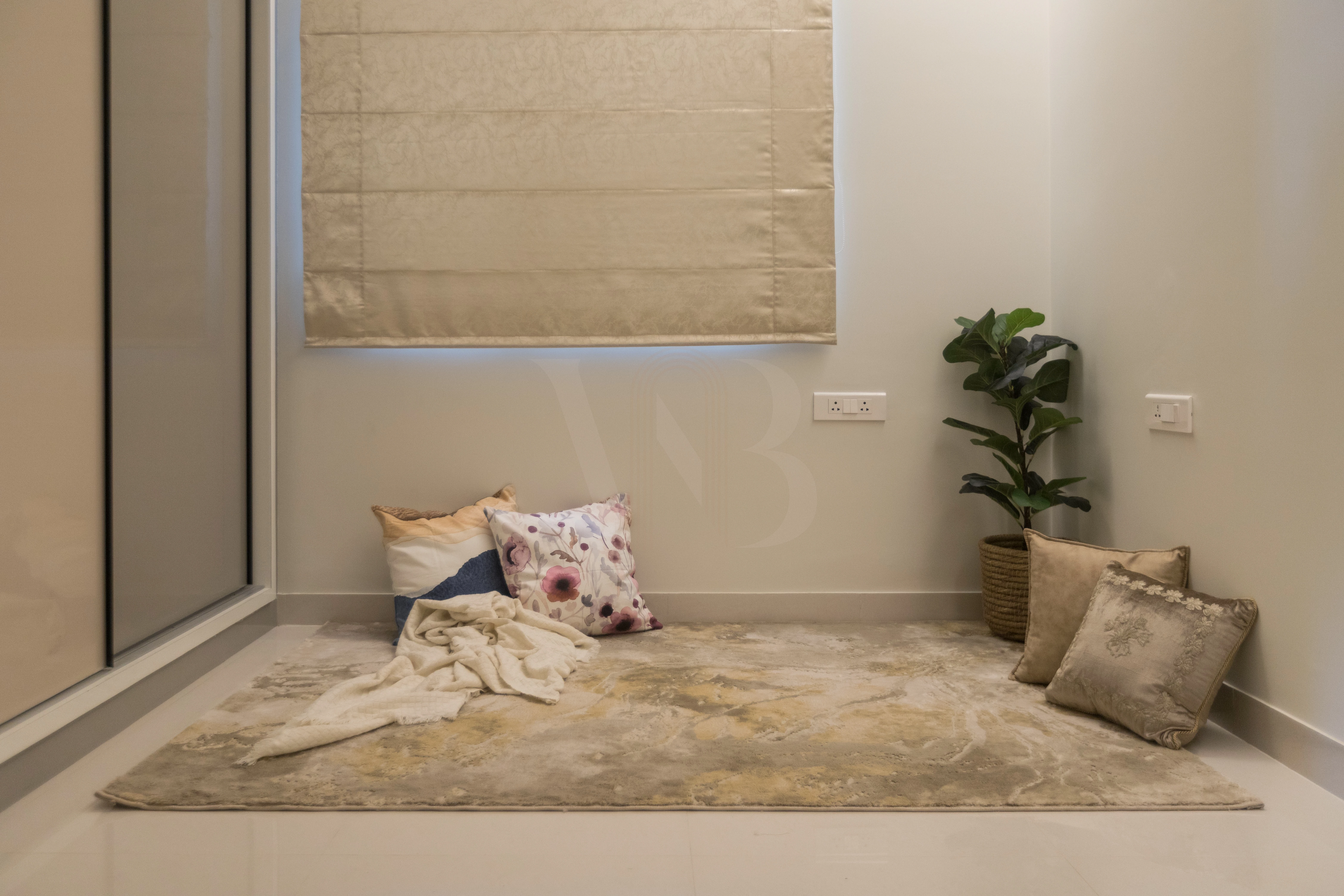 Adaptable flex room overview for study or guests